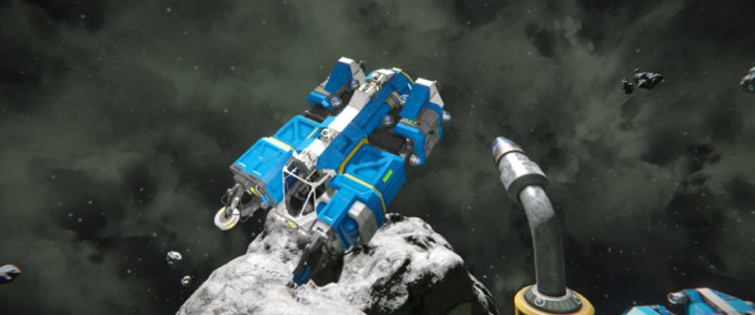 Blueprint Blue Constructor Space Engineers mod