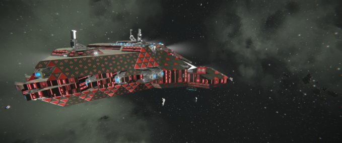 Blueprint Wolf fighter Space Engineers mod