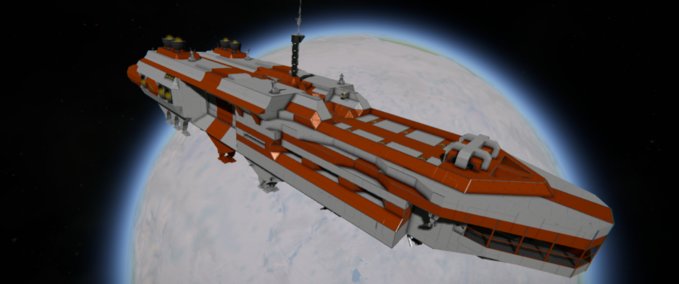 Blueprint ADC-2072 Civil L.D Cruiser Space Engineers mod