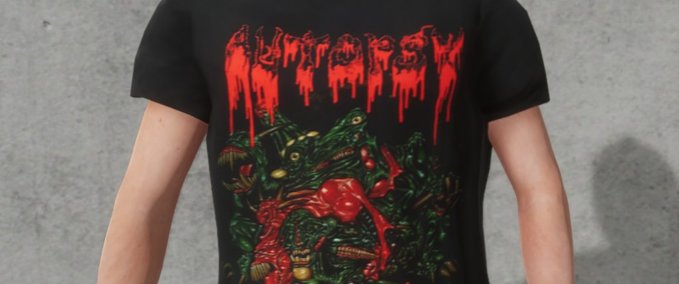 Autopsy - Mental Funeral - Death Metal Shirt Mod Image