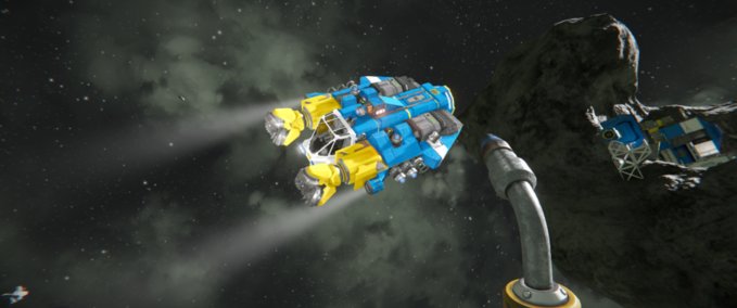 Blueprint Mining ship Space Engineers mod