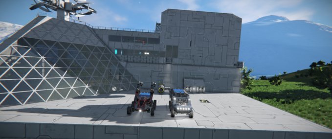 Blueprint All purpose starter base Space Engineers mod