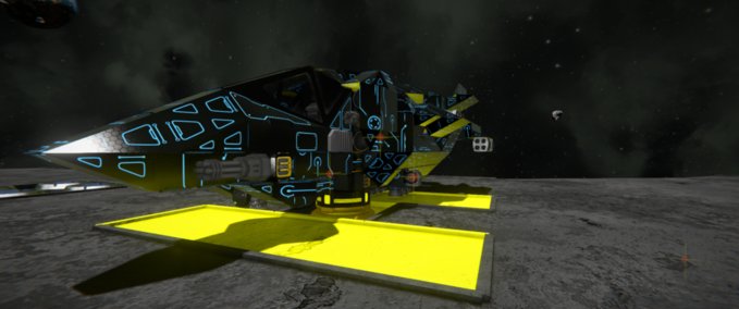 Blueprint Fox Fighter Space Engineers mod