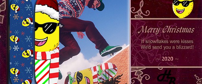 Other Hard Blind Lemonade Christmas Decks Skater XL mod