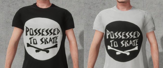 Other Possessed To Skate Shirt Skater XL mod