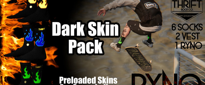 Gear Thrift CONSOLE - RYNO Drop - Dark Skin Skater XL mod