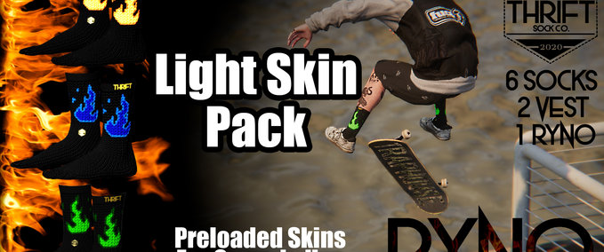 Gear Thrift CONSOLE - RYNO Drop - Light Skin Skater XL mod