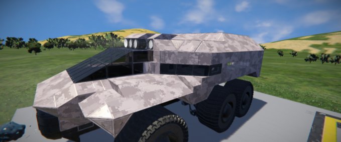 Blueprint Crusader Mobile Command Center Space Engineers mod