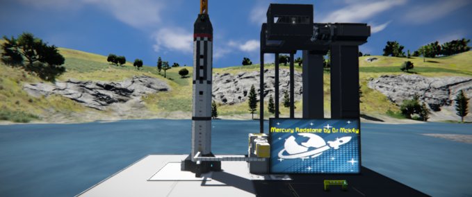 Blueprint Mercury Redstone v1.0 Space Engineers mod