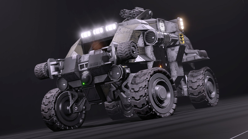 Space Engineers: V.M.E ACR-4 Armoured Combat Rover v 1.0.0 Blueprint ...