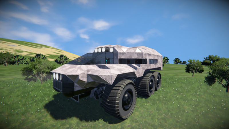 Space Engineers: Comman Rover MK ** v 1.0 Blueprint, Rover, Large_Grid ...