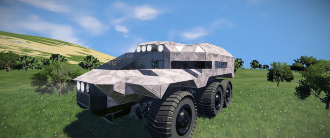 Blueprint Comman Rover MK ** Space Engineers mod