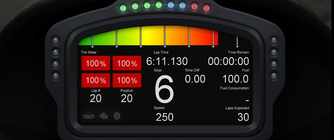 GT GTR3_BMW M6 GT3 Dashpanel mod