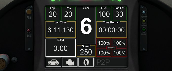 GT GTR3_Mercedes AMG GT3 Dashpanel mod