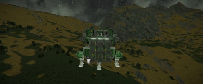 Blueprint Goliath Space Miner Space Engineers mod