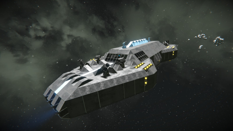 Space Engineers: RET Amnesia Class missile cruiser v 1.0 Blueprint ...