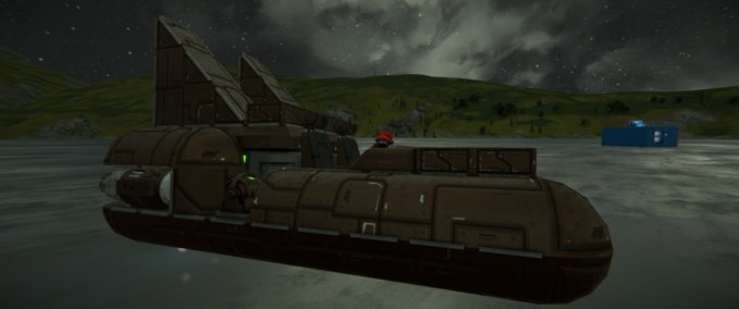 Blueprint Land speeder Space Engineers mod