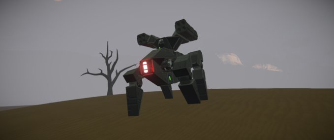 Blueprint Mhi hound light walker Space Engineers mod