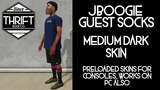 Thrift CONSOLE - JBoogie Socks - Medium Dark Skin Mod Thumbnail