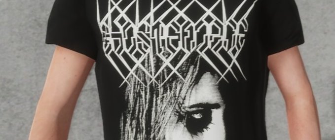 Gear Ghostemane - AI Shirt Skater XL mod