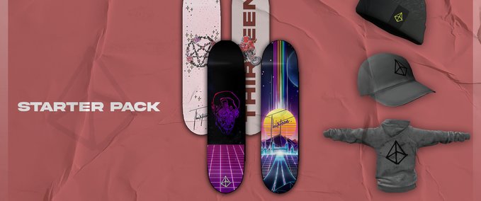 Gear Thirteen Skateboards: Starter Pack Skater XL mod