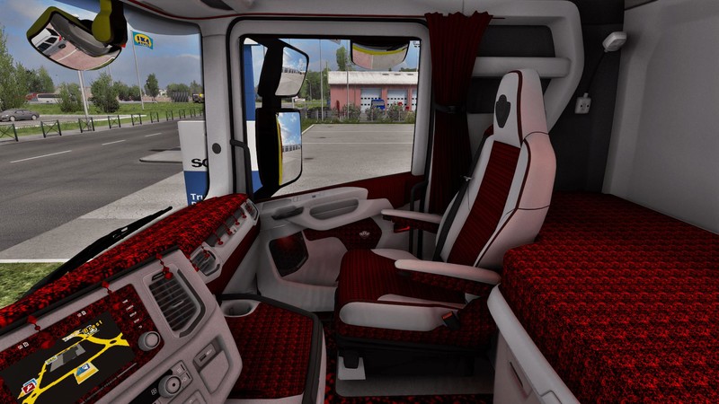 scania custom interior