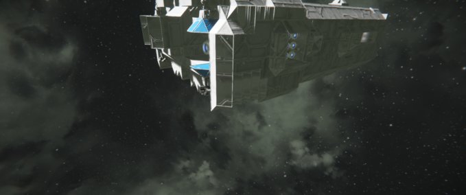Blueprint Hit or be hit my first ship Space Engineers mod