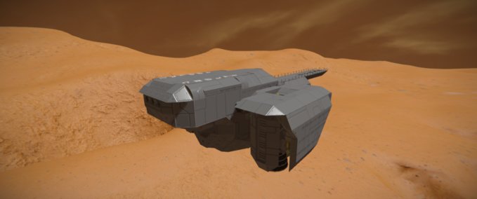 Blueprint Trojan class transport Space Engineers mod
