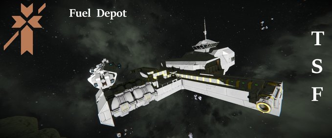 Blueprint TSF fuel depot Space Engineers mod
