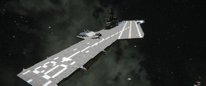 Blueprint U.S.S. MIDWAY Space Engineers mod