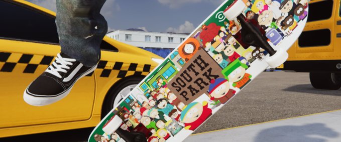 Gear South Park Skateboard Deck Skater XL mod