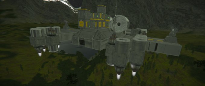 Blueprint Mobile air ship Space Engineers mod