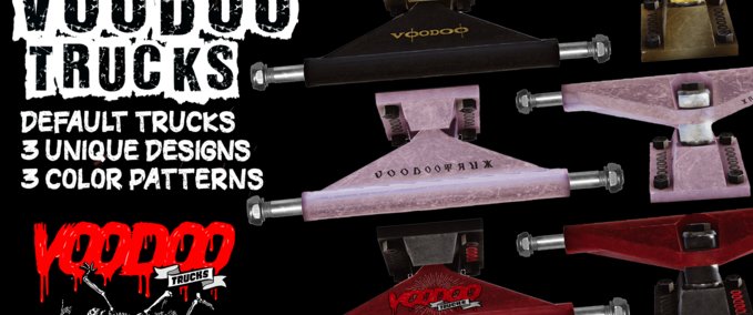 Fakeskate Brand Voodoo Trucks Default Pack Skater XL mod