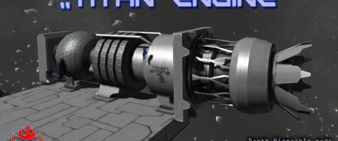 Sonstiges titan engine Space Engineers mod
