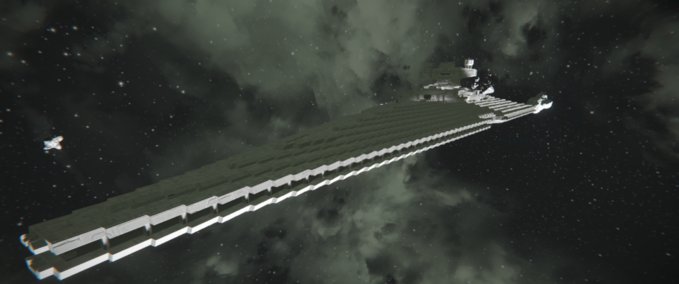 Blueprint Imperial star destroyer w interior and hangar Space Engineers mod