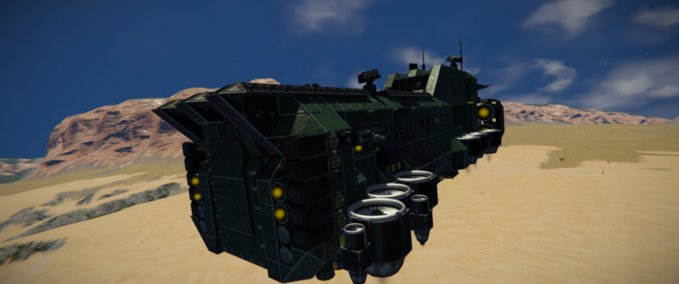 Blueprint U.S.S Fort Worth Space Engineers mod