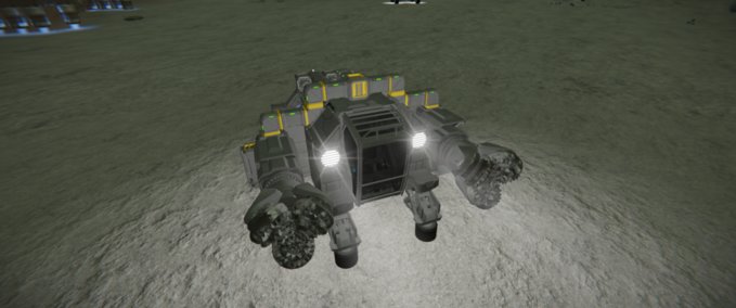 Blueprint Land hover miner Space Engineers mod
