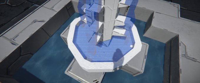 Blueprint Fountain x1 Space Engineers mod