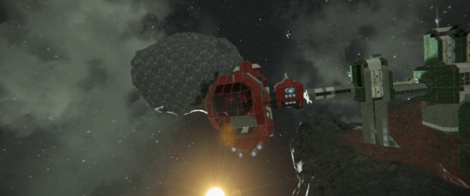 Blueprint Big Red Space Engineers mod