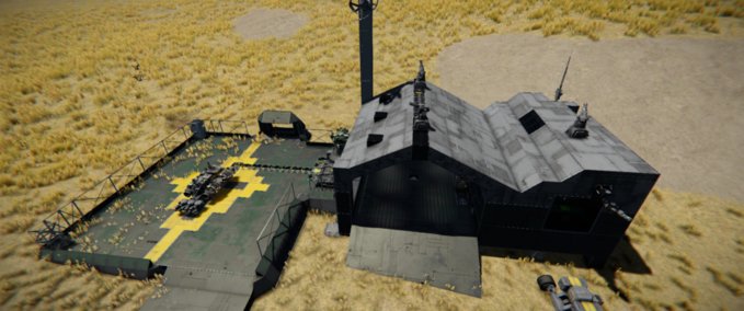 Blueprint Field Outpost Space Engineers mod