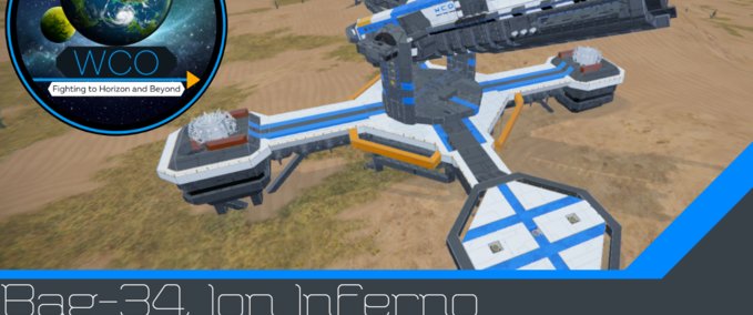 Blueprint WCO Ion Inferno Canon BAG-34 V.3 Space Engineers mod