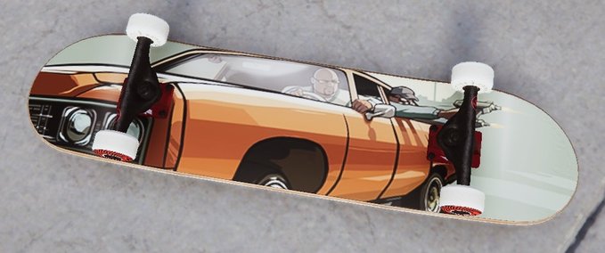 Other GTA: San Andreas - Drive By Deck Skater XL mod