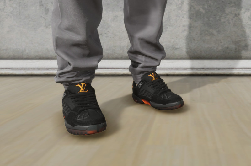 Skater XL: Louis Vuitton Lucien Clarke Sneaker - Storm Orange v 1.0.0 Gear,  Real Brand, Shoes Mod für Skater XL