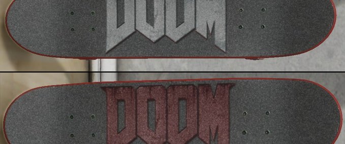 Gear Doom Griptape Skater XL mod