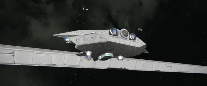 Blueprint Manta Drone Space Engineers mod