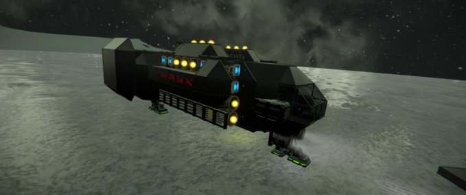 Blueprint Hawk Space Engineers mod