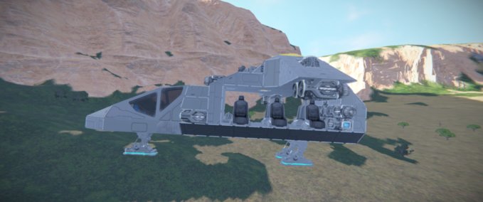 Blueprint USC Troop Transport Space Engineers mod