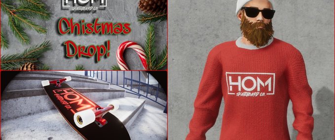 Deck Christmas Teaser Skater XL mod