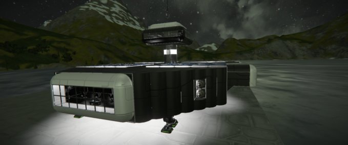 Blueprint Wibble Transport Ship Space Engineers mod