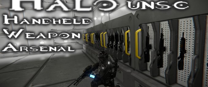 Other halo unsc handheld weapon arsenal Space Engineers mod